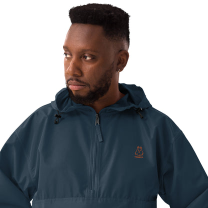 Ghost Bunny Embroidered Champion Packable Jacket