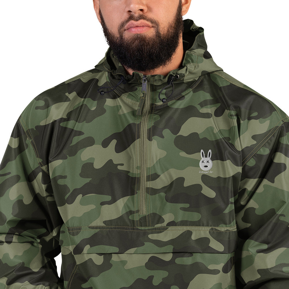 Classic Logo Embroidered Champion Packable Jacket