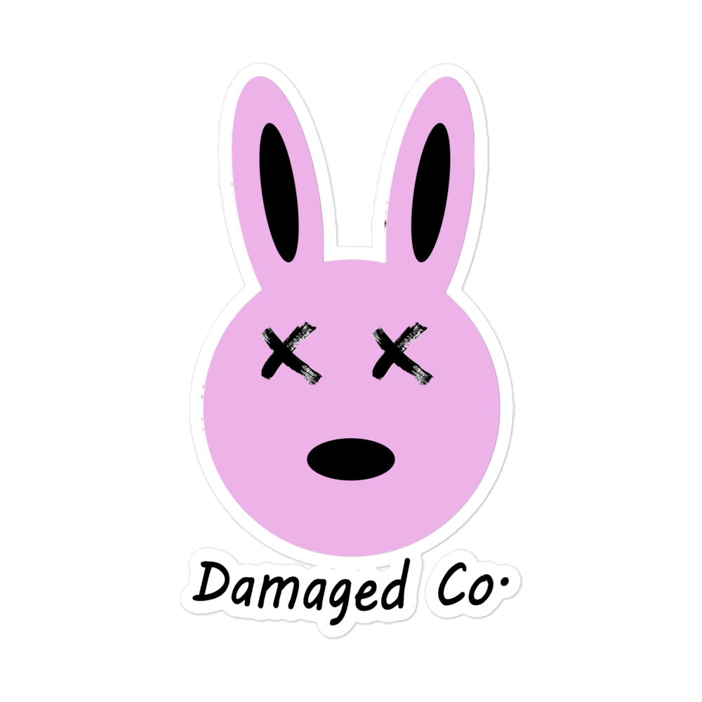 Damaged Co. Pink Sticker