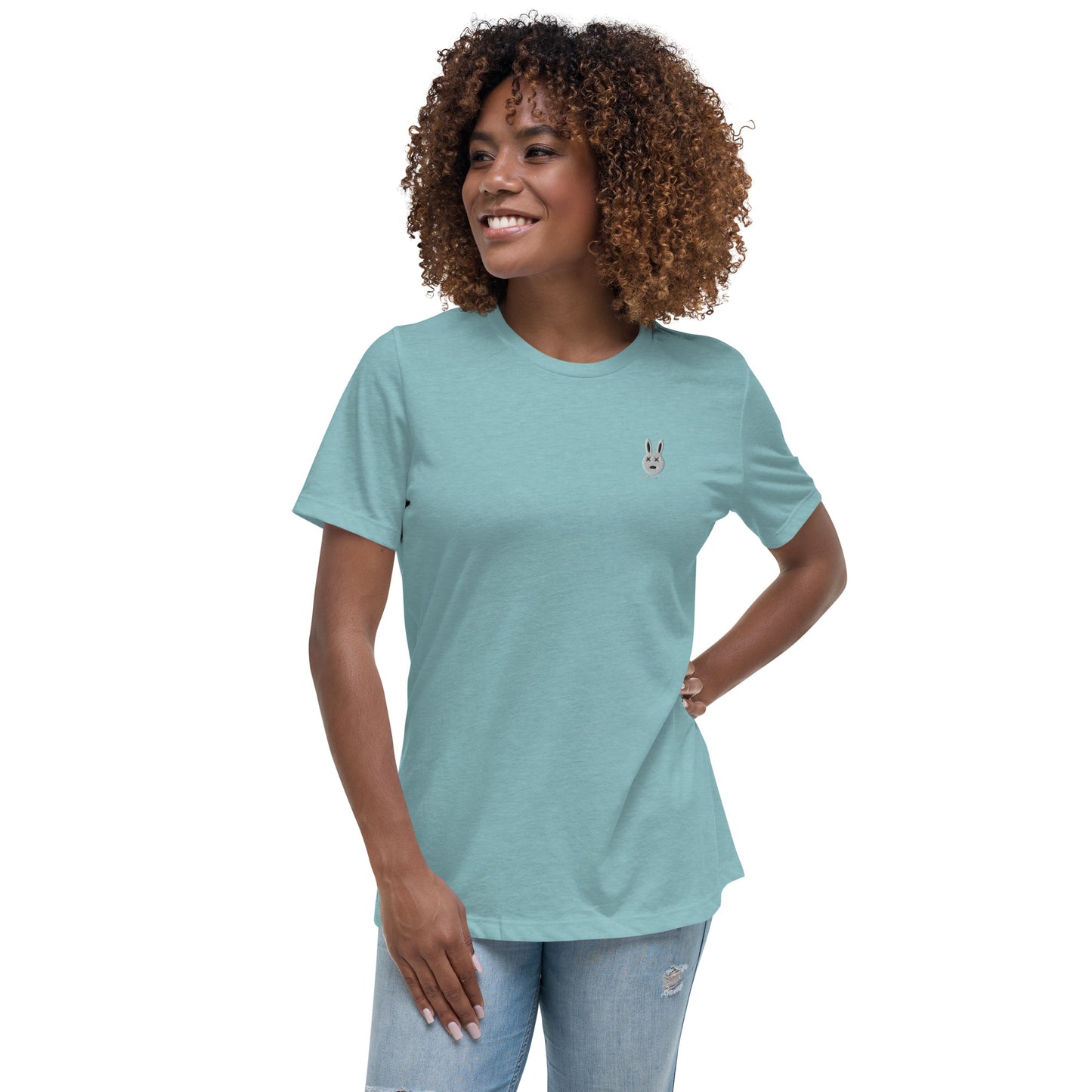 Classic Logo Embroidered Women's Relaxed T-Shirt