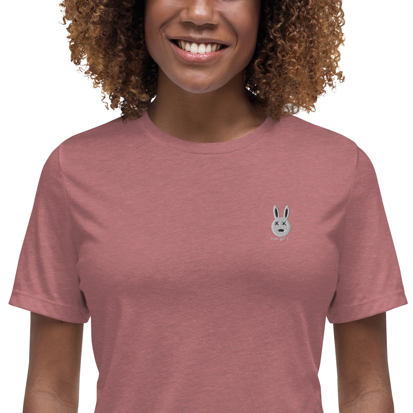 Classic Logo Embroidered Women's Relaxed T-Shirt