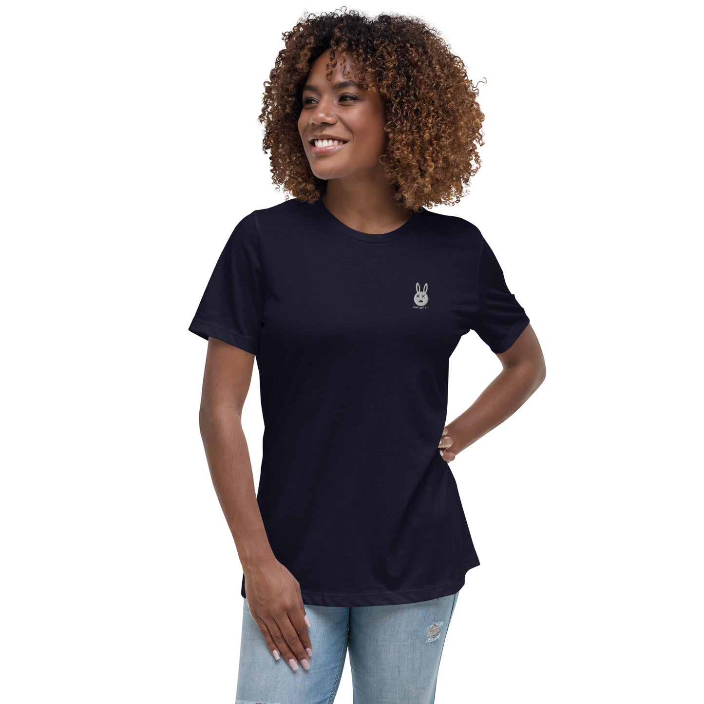 Classic Logo Embroidered Women's Relaxed T-Shirt