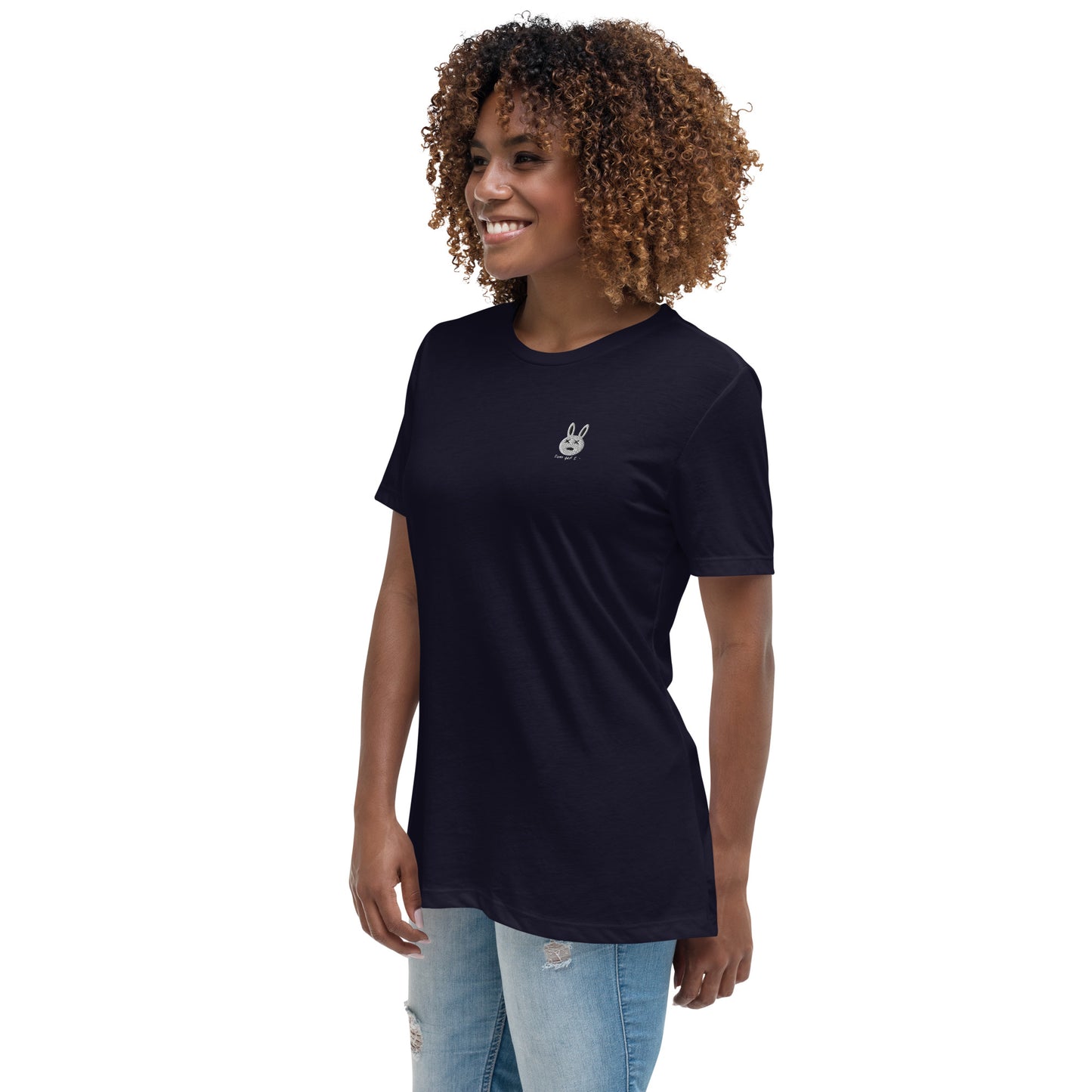 Classic Logo Embroidered Women's Relaxed T-Shirt